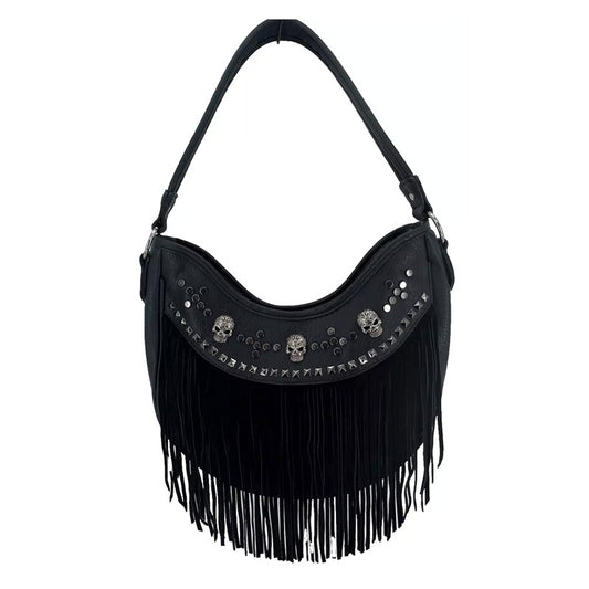 Concealed Carry Fringe Shoulder Bag