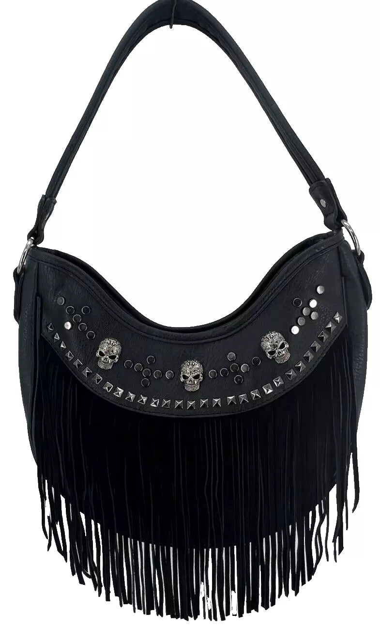 Concealed Carry Fringe Shoulder Bag
