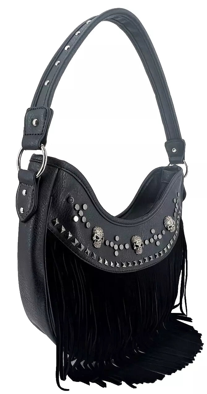 Concealed Carry Fringe Shoulder Bag
